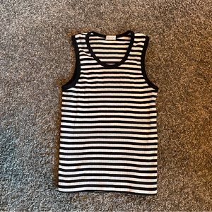 Striped Eyelet Natasha Tank